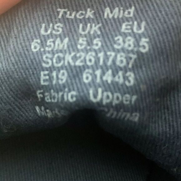 Sperry Tuck Mid Canvas Casual Comfort Shoe, Womens 8.5 - Picture 9 of 10